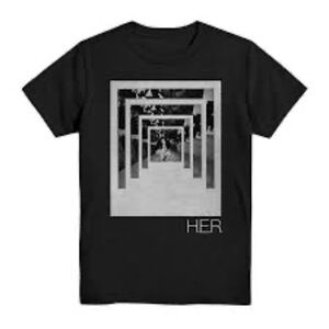 H.E.R. Mad Engine T-Shirt Short Sleeve White Graphic Adult Small